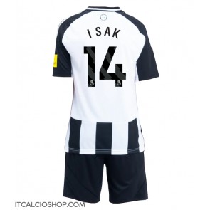 Newcastle United Alexander Isak #14 Prima Maglia Bambino 2024-25 Manica Corta (+ Pantaloni corti)